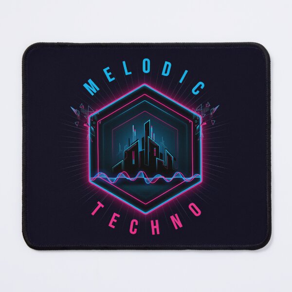 Item preview, Melodic Techno Neon City | Synthwave Cyberpunk Music Design designed and sold by PatsiRose.