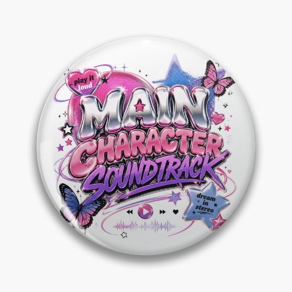 Item preview, Main Character Soundtrack, Y2K Pop Music Aesthetic designed and sold by Teesamust.