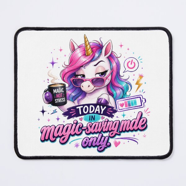 Item preview, Unicorn Magic Saving Mode designed and sold by Tinosshop.