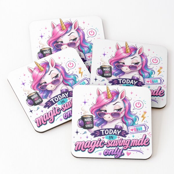 Item preview, Unicorn Magic Saving Mode designed and sold by Tinosshop.