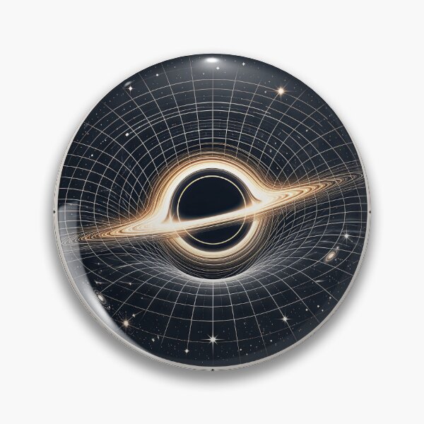 Item preview, Spacetime Bends – Beyond the Horizon | Black Hole Gravity T-Shirt Design designed and sold by Artisan Finds Online.