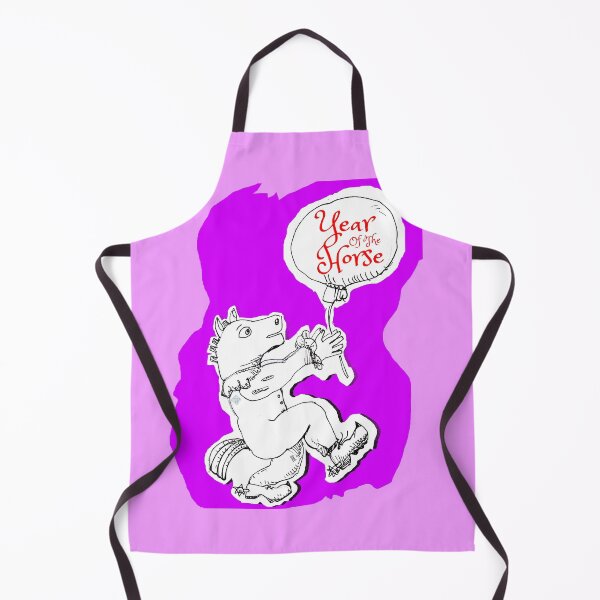 Item preview, Year Of The Horse (Drawing by ACCI) Greeting Balloon designed and sold by VanyssaGraphics.