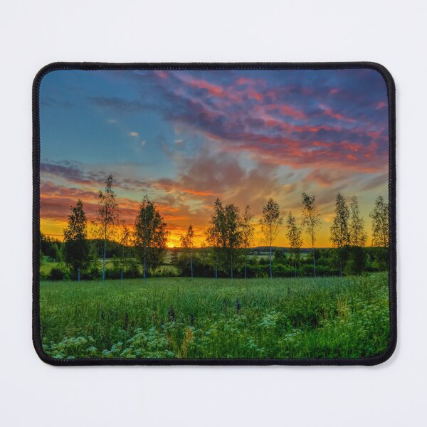 Item preview, Sunrise Over Field and Trees designed and sold by Veikko Suikkanen.