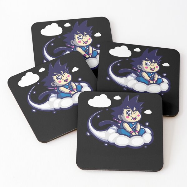 Item preview, Cute Chibi Boy With Monkey Tail Riding A Magic Cloud designed and sold by osamabenkal.
