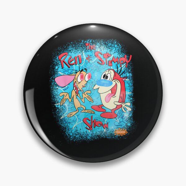 Item preview, Cartoon Cat and Dog Posing On A Splattered Blue Background designed and sold by osamabenkal.