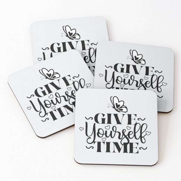 Item preview, Give Yourself Time Mental Health Quote designed and sold by VibeShift Studio.