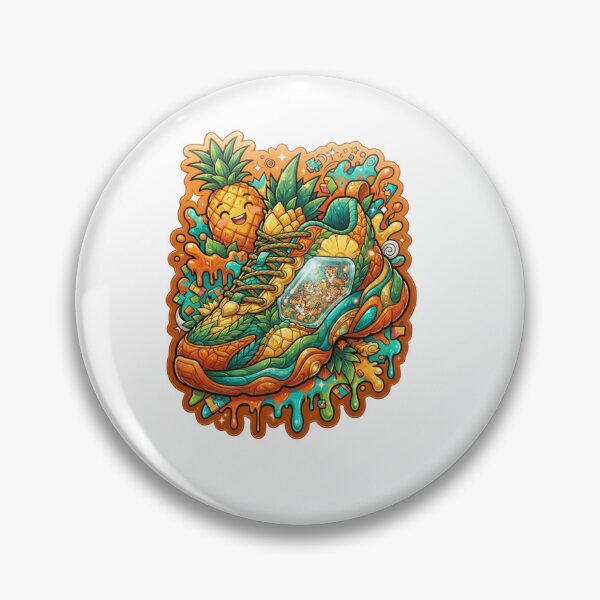 Item preview, Pineapple Guardian Fantasy Sneaker Sticker designed and sold by Imaginarium of Chaos falcon88 .