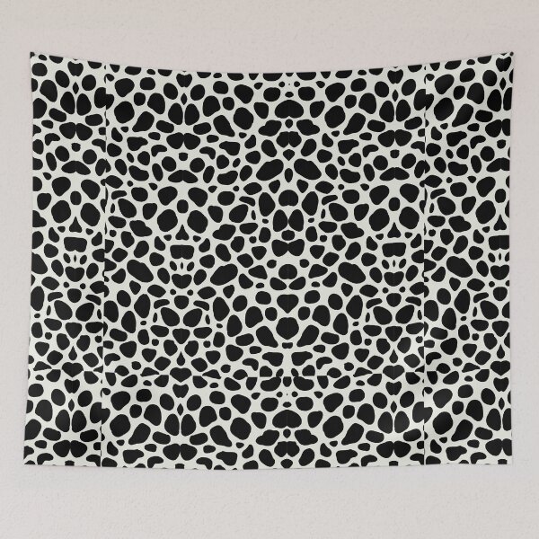 Item preview, Black White Cow Print Pattern designed and sold by reanacreations.