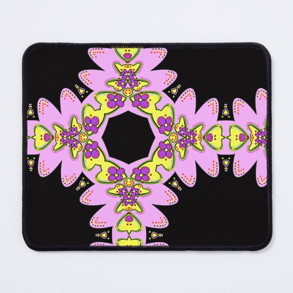 Item preview, Vibrant Pink and Purple Geometric Mandala Design designed and sold by Tinsleybluebell.