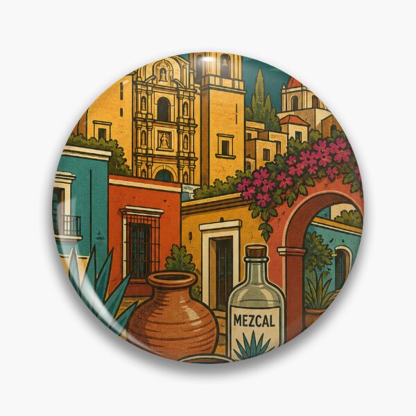 Artikelvorschau, Oaxaca, Mexiko – Reisesouvenir im Retro-Stil entworfen und verkauft von VisualArtsOasis.