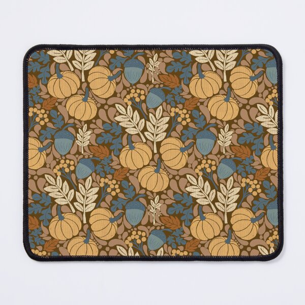 Item preview, Dark Mocha Pumpkin Acorn Cottagecore Autumn Folk art designed and sold by DColourMuse.
