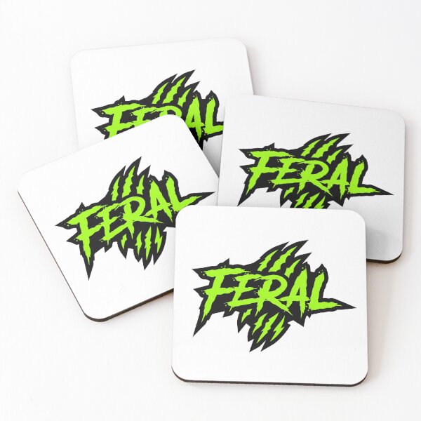 Item preview, Feral - Ironic Wild Fake Brand designed and sold by kdonefive.