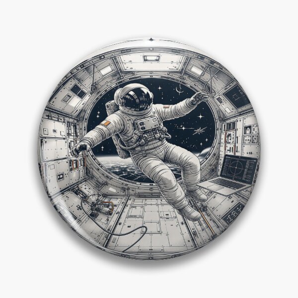 Item preview, Weightless: Lost in Space – Zero Gravity Astronaut T-Shirt Design designed and sold by Artisan Finds Online.