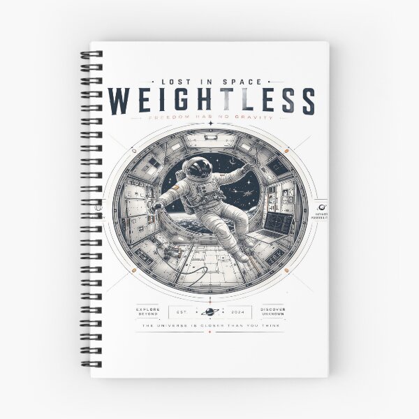 Item preview, Weightless: Lost in Space – Zero Gravity Astronaut T-Shirt Design designed and sold by Artisan Finds Online.