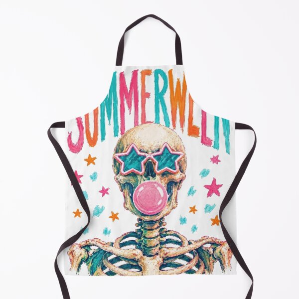Item preview, Summerween Skeleton Colorful Spooky Cute Summer designed and sold by OMITTEROMINOUS.