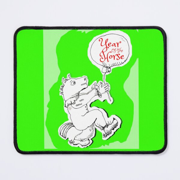 Item preview, Year Of The Horse (Drawing by ACCI) Greeting Balloon designed and sold by VanyssaGraphics.