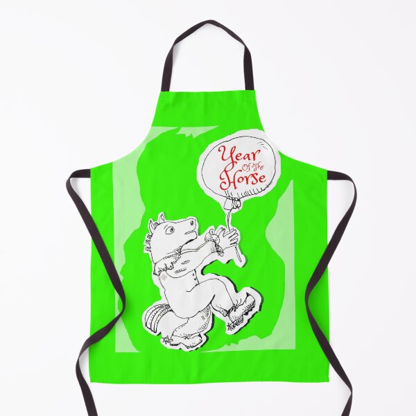 Item preview, Year Of The Horse (Drawing by ACCI) Greeting Balloon designed and sold by VanyssaGraphics.