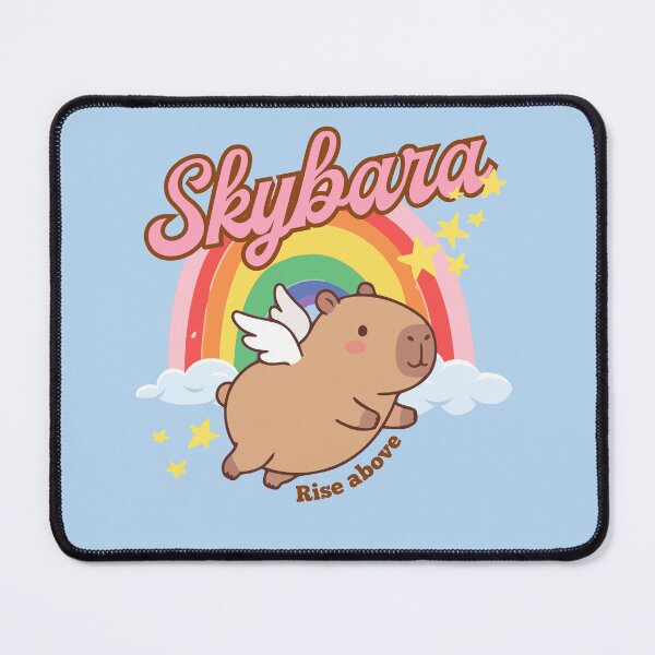Item preview, Skybara the flying capybara designed and sold by InkRiot Studios.