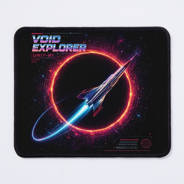 Item preview, Void Explorer Unit-01 – Dark Cosmic Space Mission Sci-Fi Design designed and sold by thirtyonestars.