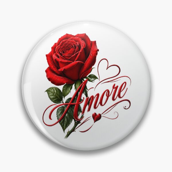 Item preview,  Amore – Elegant Red Rose Romantic Floral Graphic  designed and sold by RipantinaFantasy .