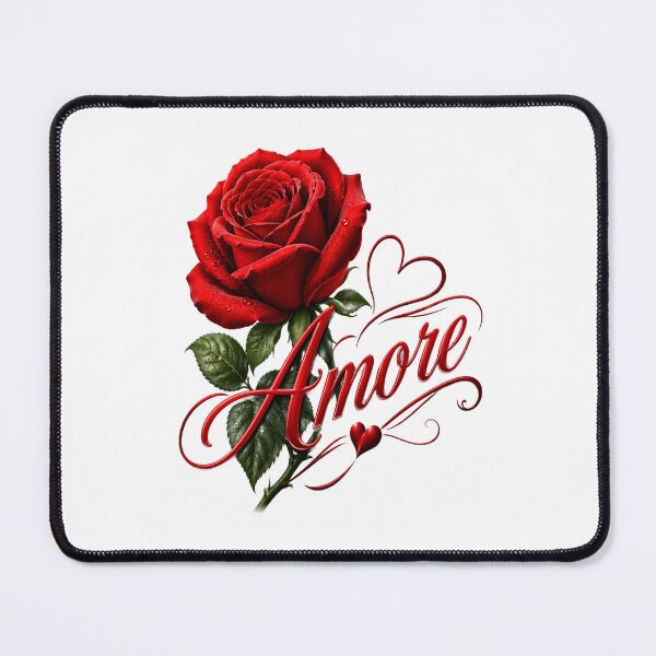 Item preview,  Amore – Elegant Red Rose Romantic Floral Graphic  designed and sold by RipantinaFantasy .