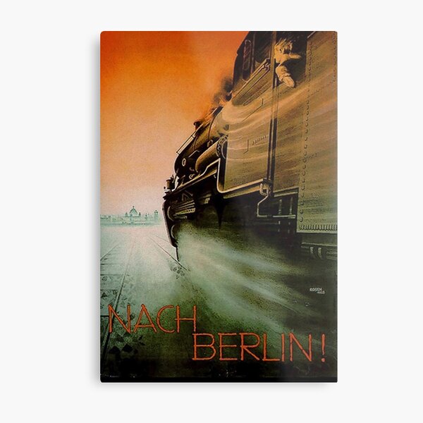"To Berlin! " 1926 Poster Metal Print