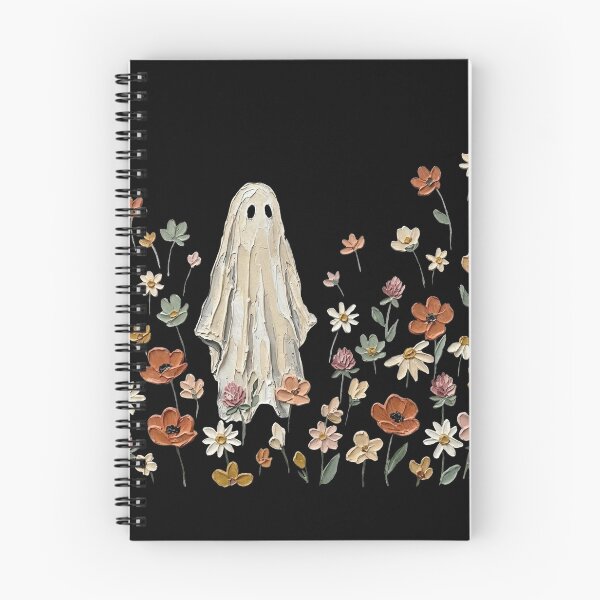 Item preview, Wildflowers Ghost Spooky Season Floral Botanical designed and sold by OMITTEROMINOUS.