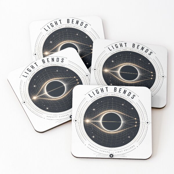 Item preview, Light Bends – Gravity Shapes the Path designed and sold by Artisan Finds Online.