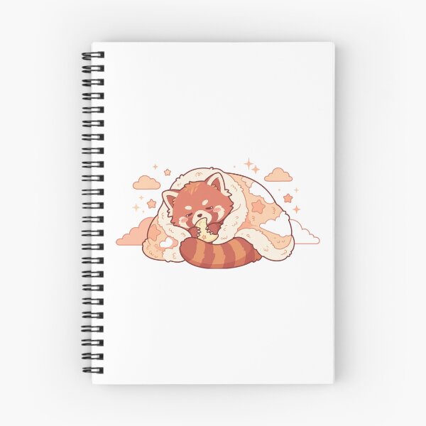 Item preview, Sleepy Red Panda Moon Pillow Kawaii designed and sold by KawaiiMoonStudio.