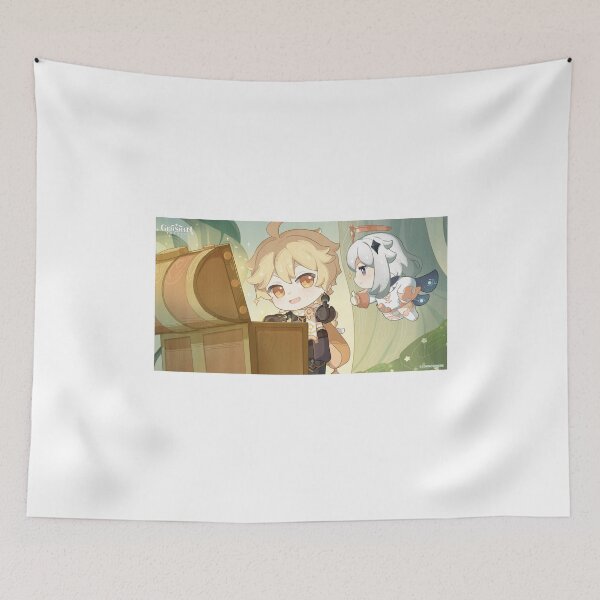 Item preview, Aether and Paimon designed and sold by Lauwuuh.