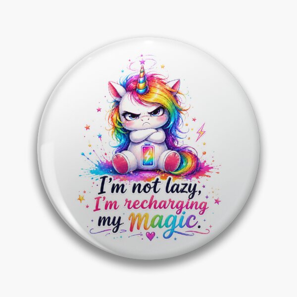 Item preview, I’m Not Lazy I’m Recharging My Magic XD designed and sold by Tinosshop.
