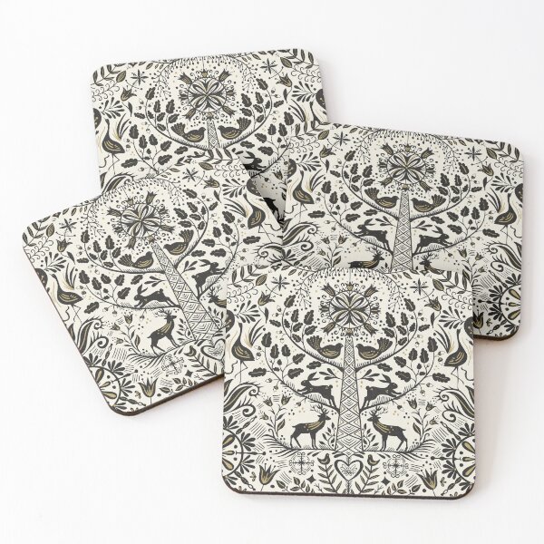 Item preview, Lithiuanian Ethnic Traditional Nordic Folk Tree Heritage Soft Ivory designed and sold by RenattaZare.