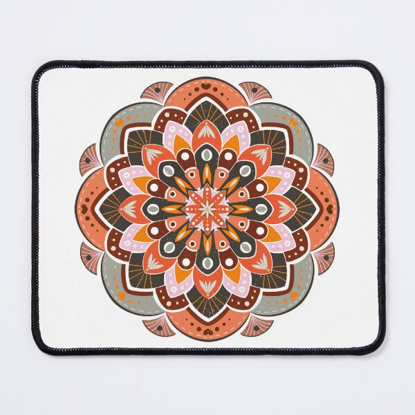 Item preview, Autumn Dahlia Mandala designed and sold by Home Cyn Home.