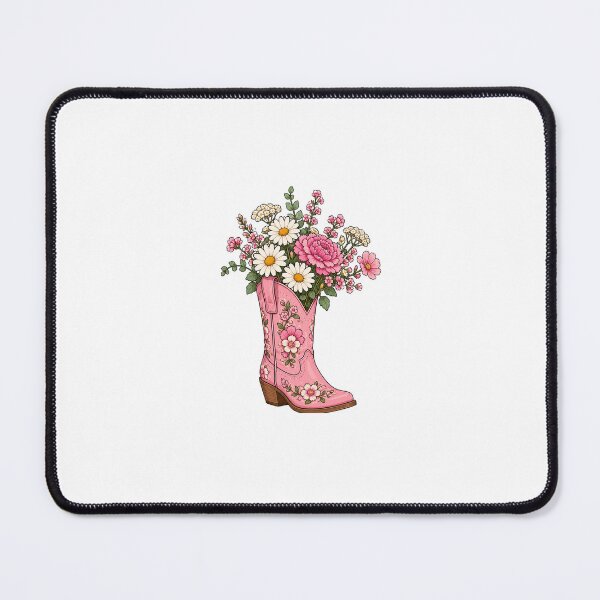 Item preview, Pink Cowboy Boot with Flowers designed and sold by F1pinkculture.