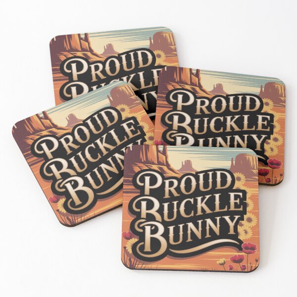 Item preview, Proud Buckle Bunny | Vintage Western Cowgirl Retro Rodeo Country Girl  Description designed and sold by Redjakkal.
