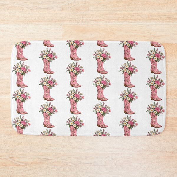Item preview, Pink Cowboy Boot with Flowers  designed and sold by F1pinkculture.