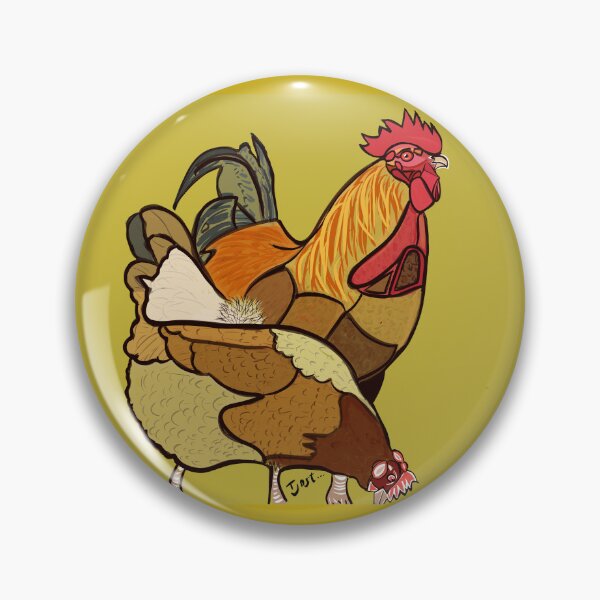 Item preview, A Pair of British Chickens designed and sold by TinaJostDesigns.