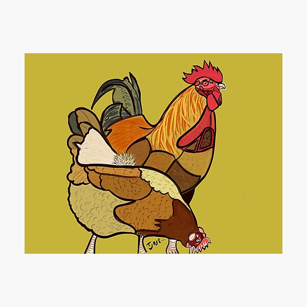 Item preview, A Pair of British Chickens designed and sold by TinaJostDesigns.