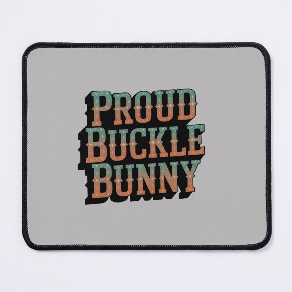 Item preview, Proud Buckle Bunny | Vintage Western Cowgirl Retro Rodeo Country Girl Description designed and sold by Redjakkal.