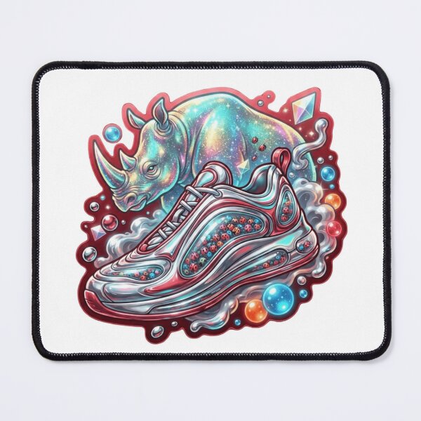 Item preview, Cyber Rhino Ladybugs Fantasy Sneaker Sticker designed and sold by Imaginarium of Chaos falcon88 .