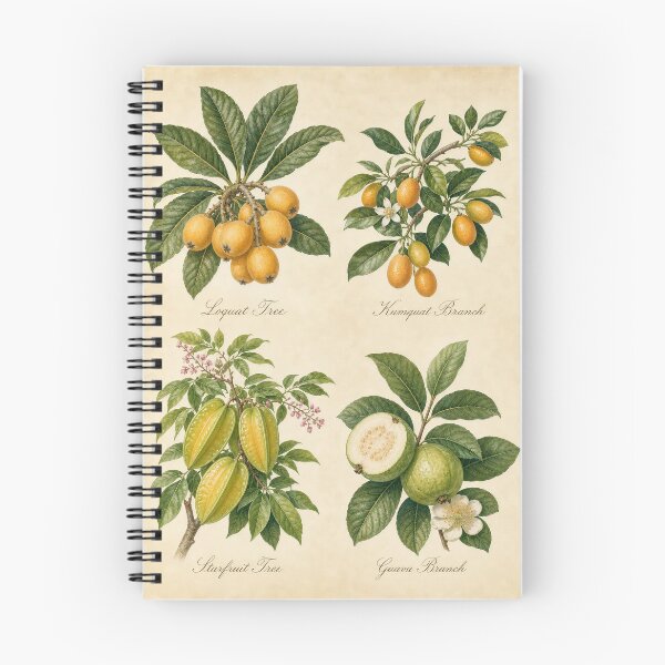 Item preview, Vintage Exotic Fruit Botanical Illustration designed and sold by NuvoraNest.