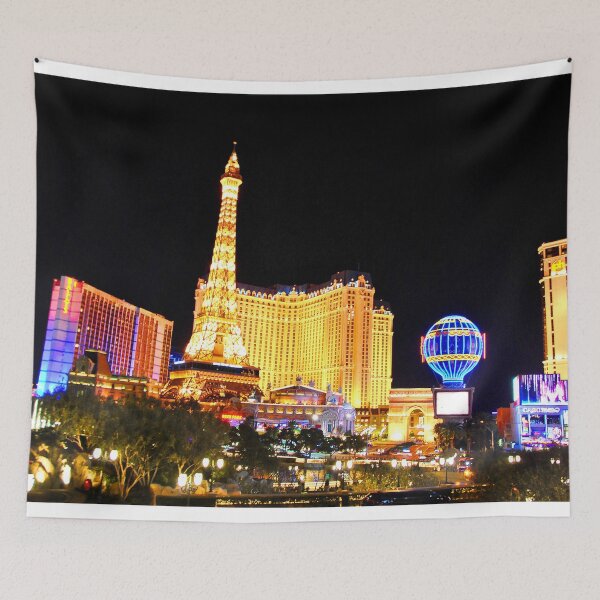 Item preview, Eiffel Tower Paris And Ballys Hotel Las Vegas designed and sold by AndyEvansPhotos.