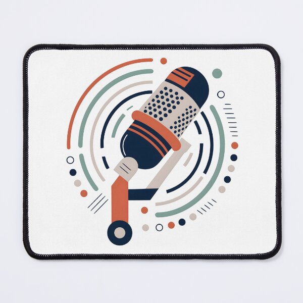 Item preview, Aesthetic Streaming Microphone Neon Soundwave Art designed and sold by PixelThrive.