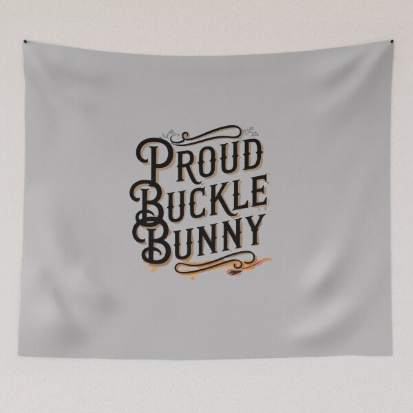 Item preview, Proud Buckle Bunny | Vintage Western Cowgirl Retro Rodeo Country Girl  Description designed and sold by Redjakkal.