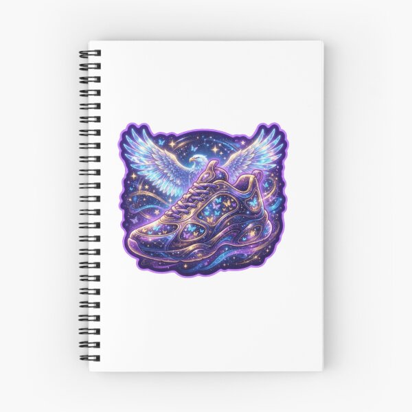 Item preview, Cosmic Eagle Butterflies Fantasy Sneaker Sticker designed and sold by Imaginarium of Chaos falcon88 .