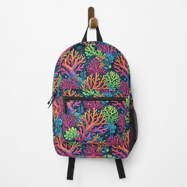 Item preview, Neon Coral Reef Pattern | Vibrant Underwater Seamless Ocean Art | Colorful Tropical Coral Illustration designed and sold by AP Digi Store.