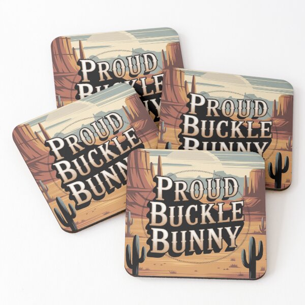 Item preview, Proud Buckle Bunny | Vintage Western Cowgirl Retro Rodeo Country Girl  Description designed and sold by Redjakkal.