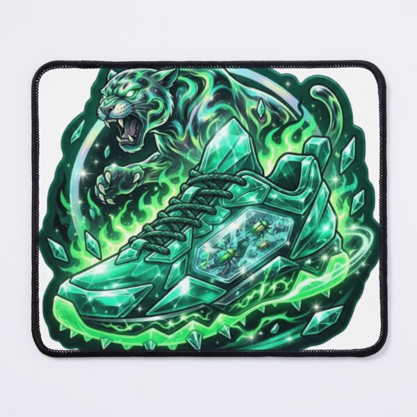 Item preview, Plasma Panther Beetles Fantasy Sneaker Sticker designed and sold by Imaginarium of Chaos falcon88 .