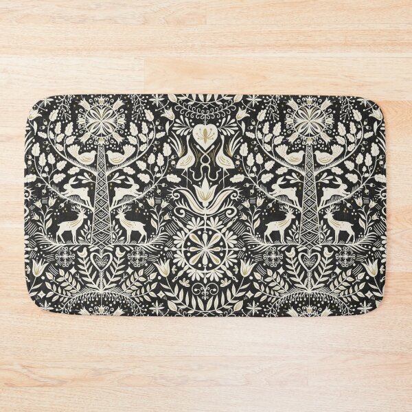 Item preview, Lithiuanian Ethnic Traditional Nordic Folk Tree Heritage Charcoal Black designed and sold by RenattaZare.