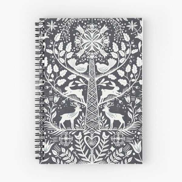Item preview, Lithiuanian Ethnic Traditional Nordic Folk Tree Heritage Navy Blue designed and sold by RenattaZare.